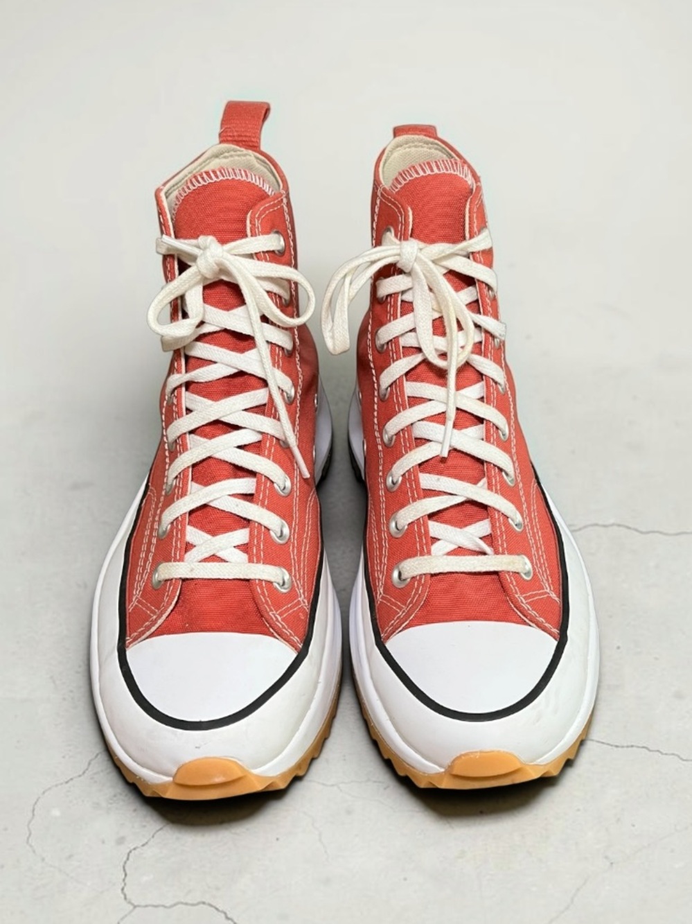Converse Run Star Hike Platform Rhubarb Pie High Top Sneakers - Picture 4 of 10